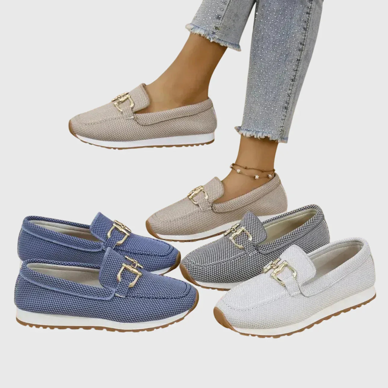 Lina | Zapatillas Tipo Mocasín.