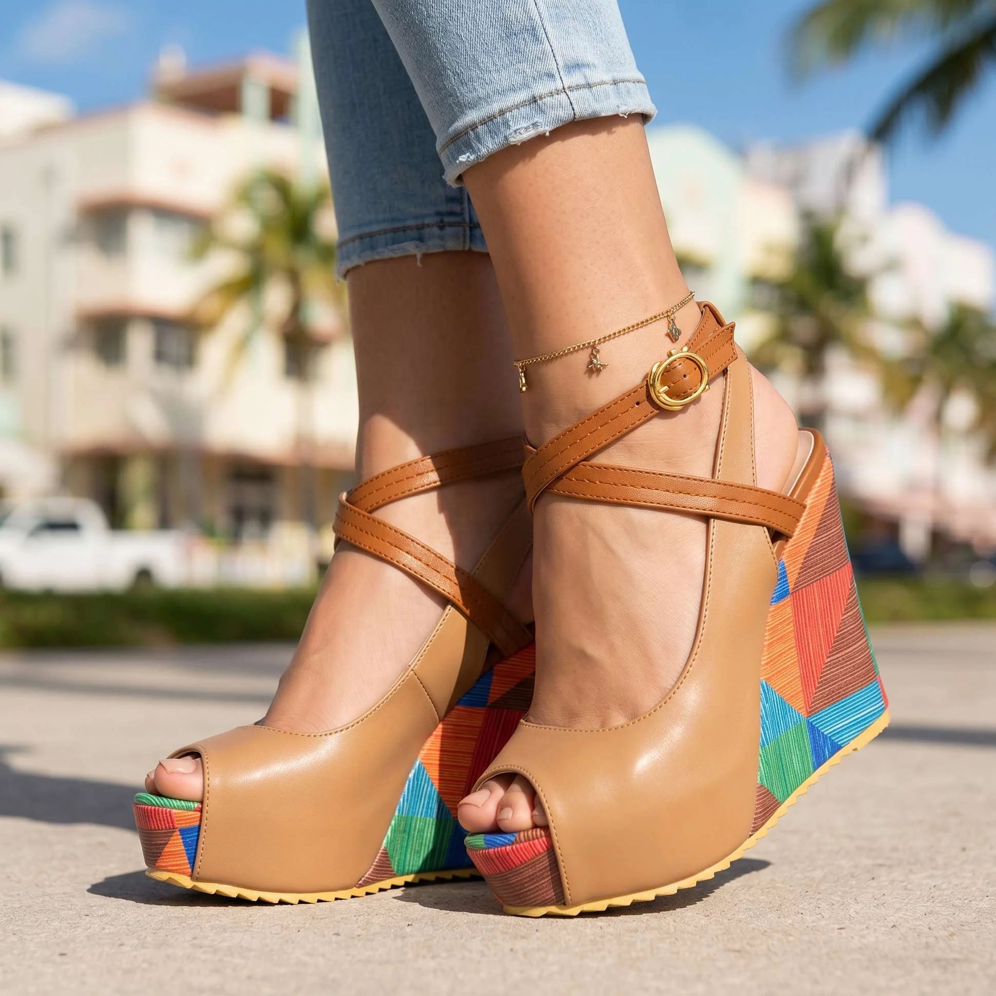 Maisy | Sandalias Wedge
