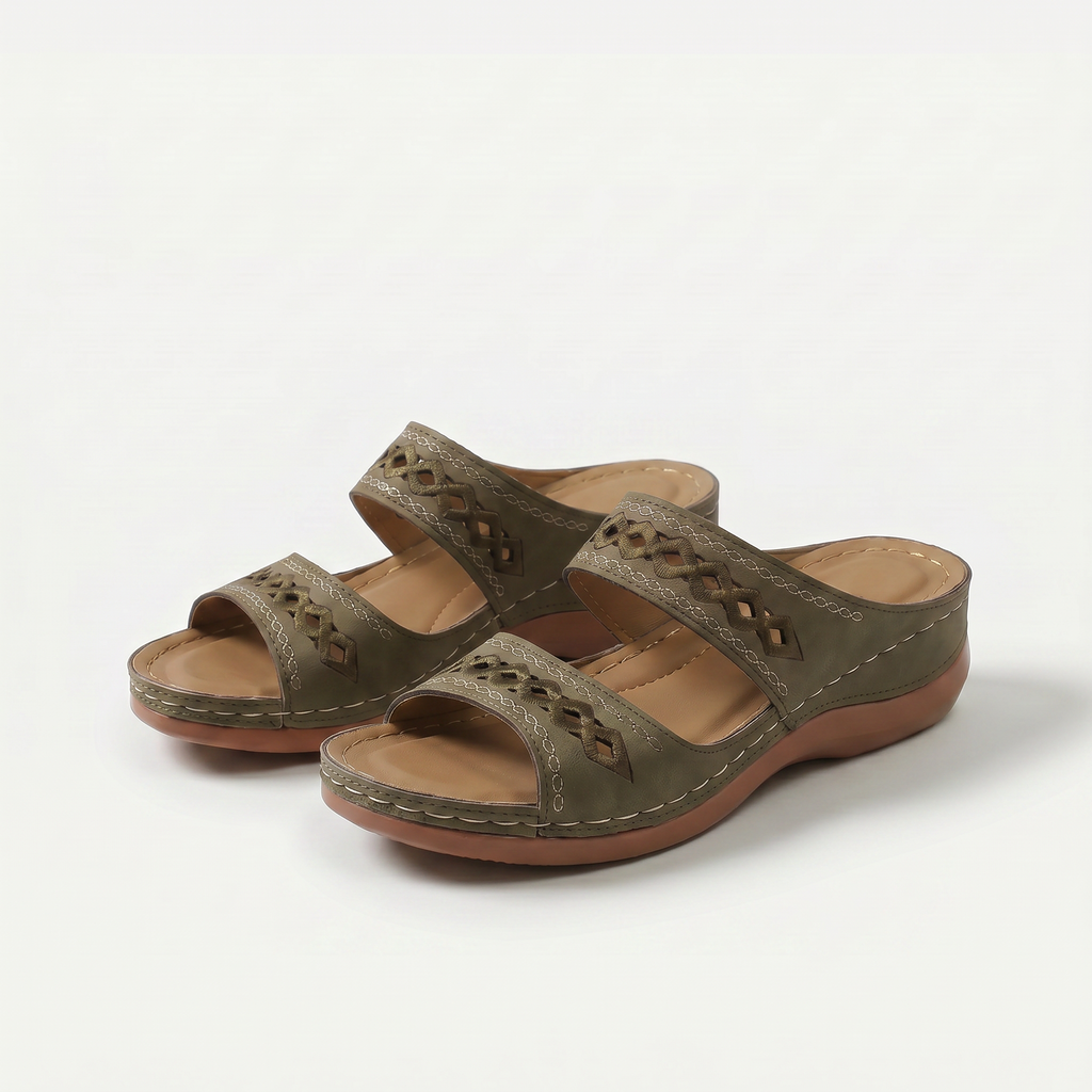 Monta - Sandalias ortopédicas acolchadas