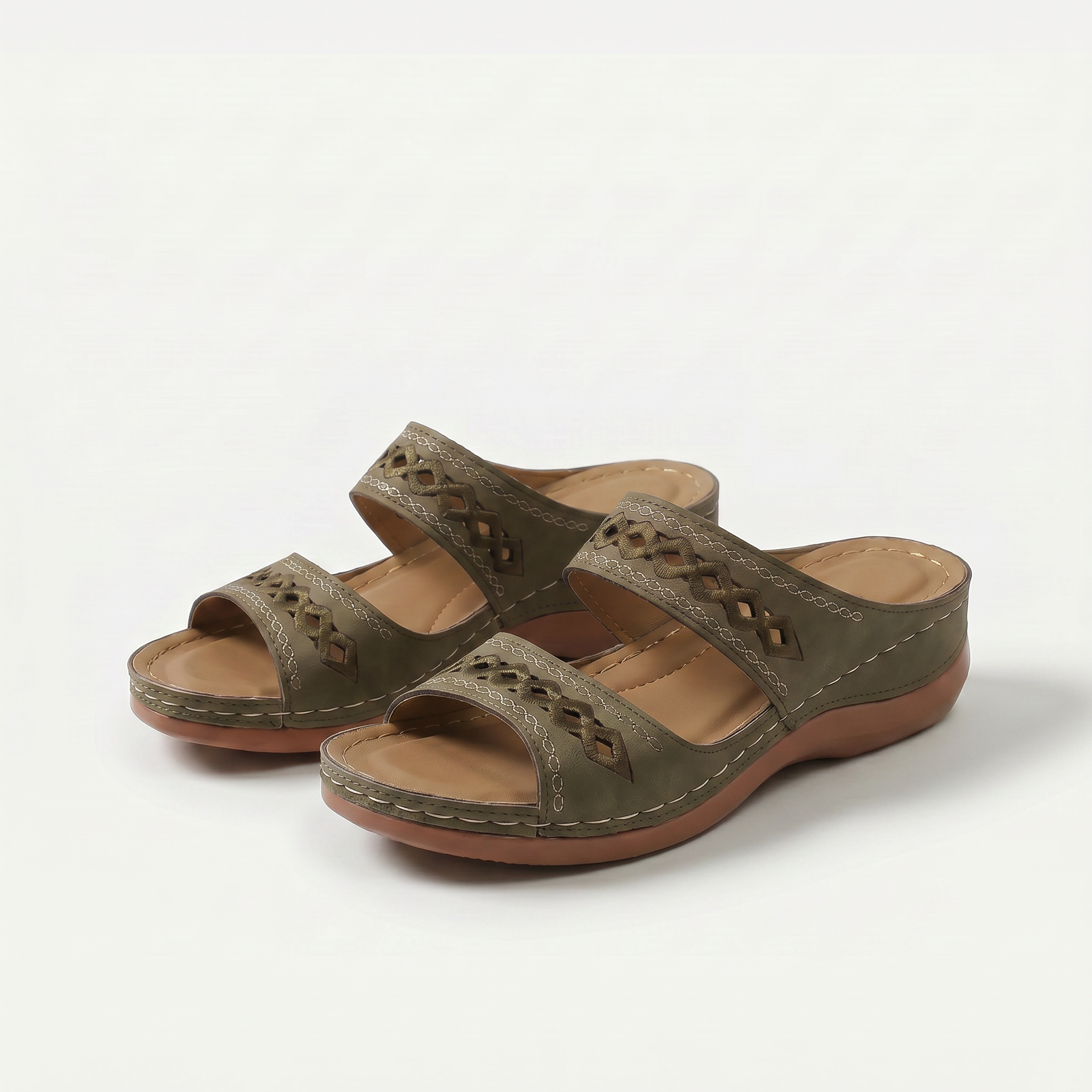 Monta - Sandalias ortopédicas acolchadas