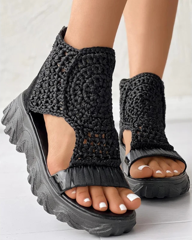 Sandalias de Punto Boho Riviera
