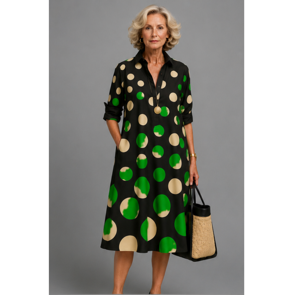 Loretta | Vestido midi elegante
