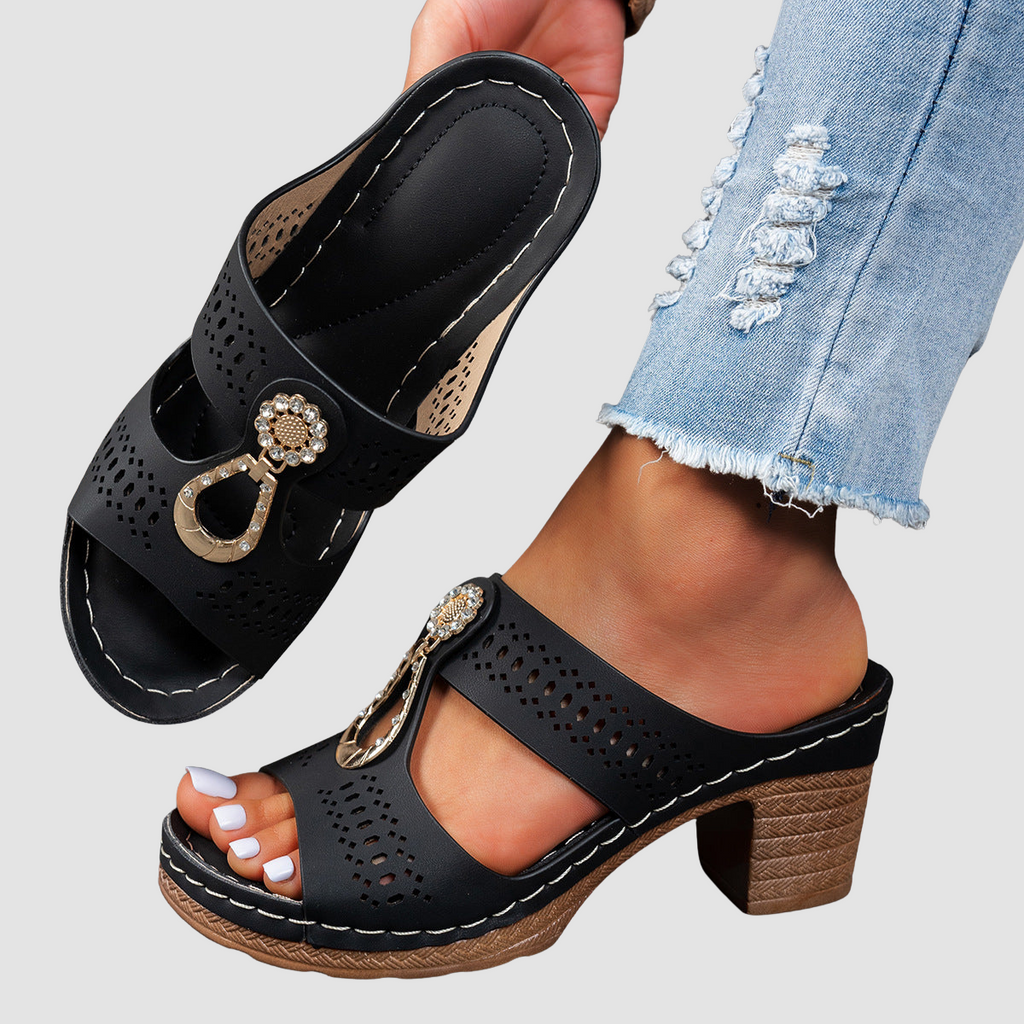 Isabella™ | Sandalias Ortopédicas de Tacón Alto