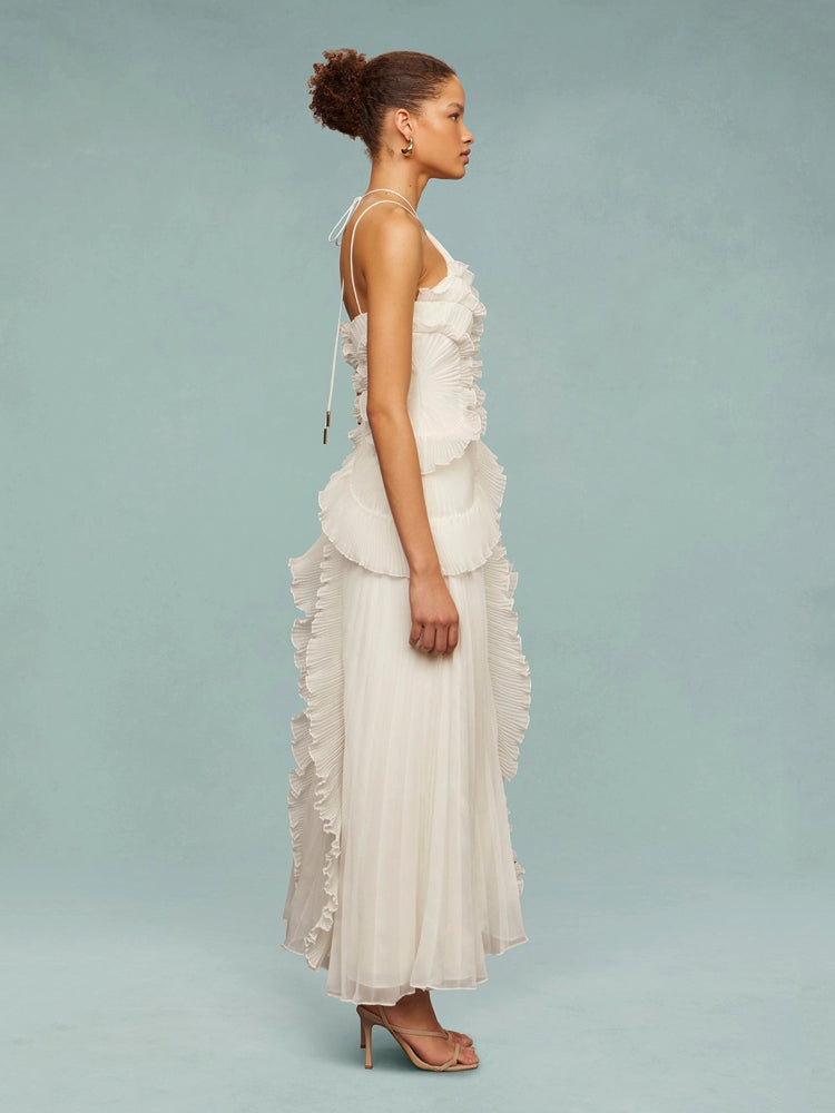 Elena™ | Vestido largo Ocean Whirlpool