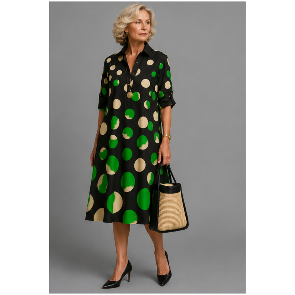 Loretta | Vestido midi elegante