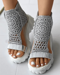 Sandalias de Punto Boho Riviera