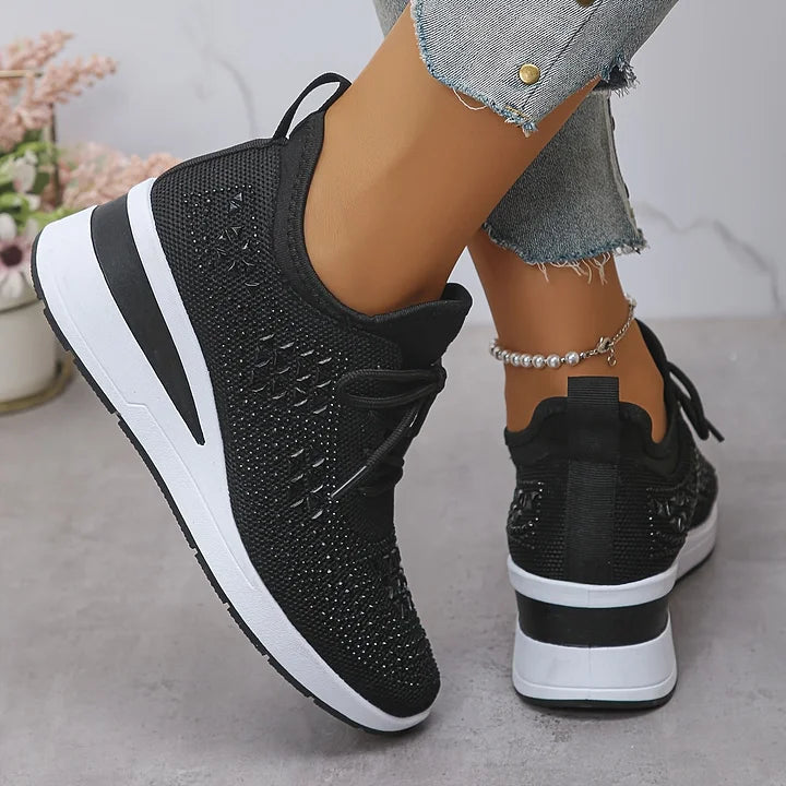 Giselle – Zapatos ortopédicos con strass brillantes
