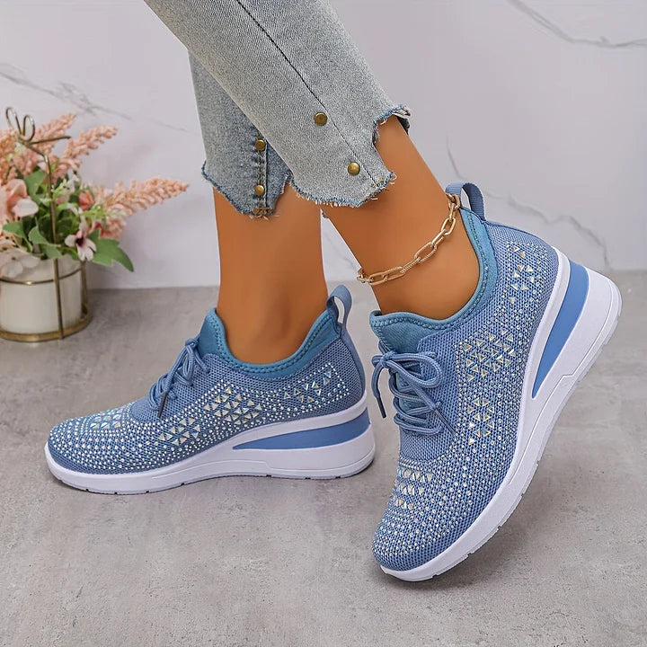 Giselle – Zapatos ortopédicos con strass brillantes