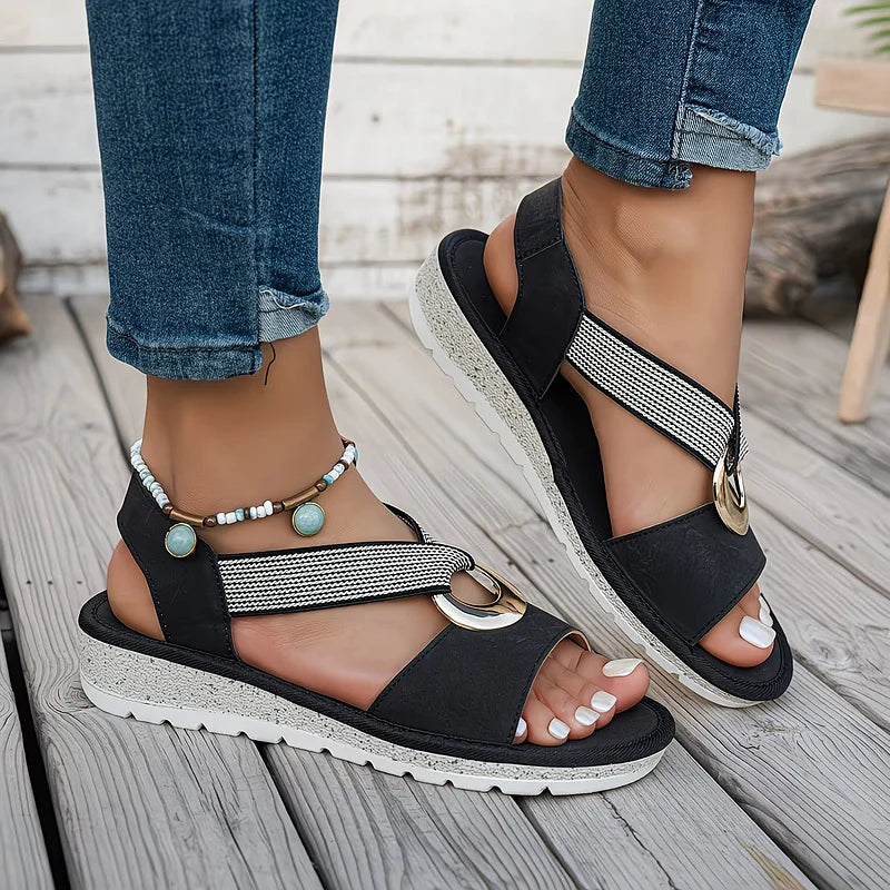 Amara | Sandalias de Soporte Ajustado Elegante