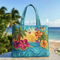 Brisa de Isla | Bolsa Tote Acolchada Artesanal