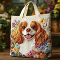 Blossom Pup | Tote Bag Hecha a Mano y Acolchada