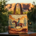 Desert Rider | Tote Acolchado Artesanal