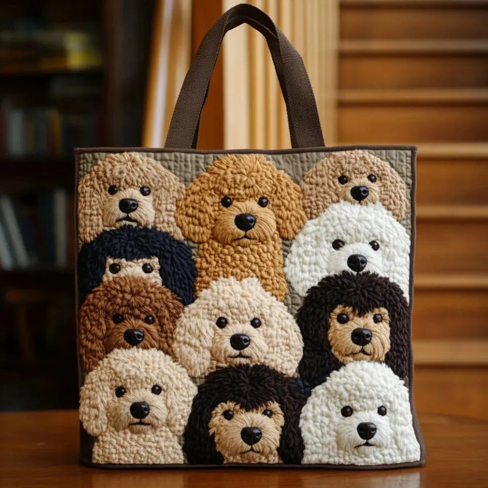 Pasión por los Cachorros | Bolsa Acolchada Artesanal