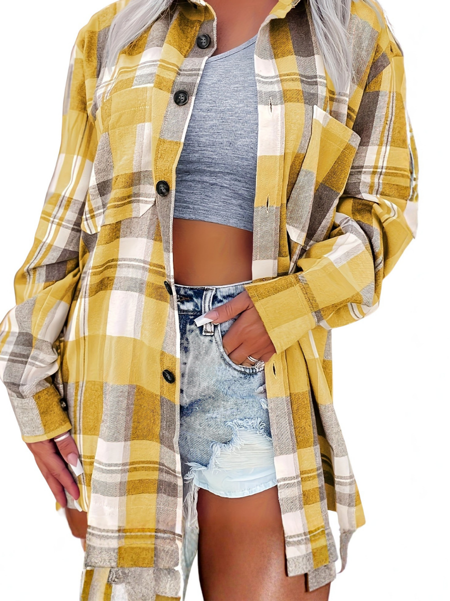Martina | Sobrecamisa de Cuadros Oversize