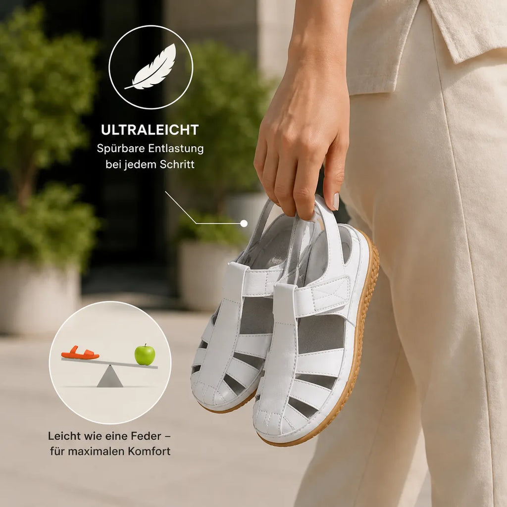 BellaVita™ | Sandalias de Piel Comfort Premium