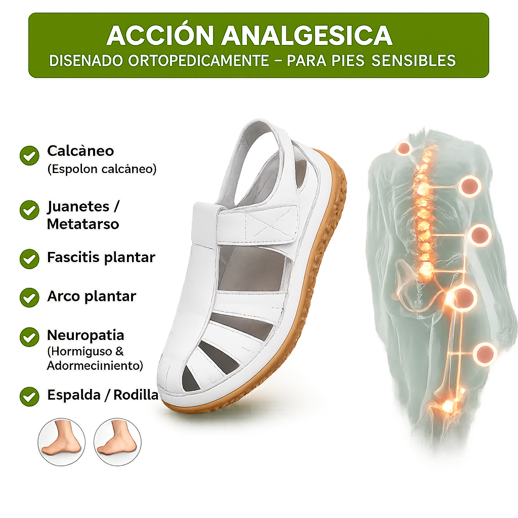 BellaVita™ | Sandalias de Piel Comfort Premium