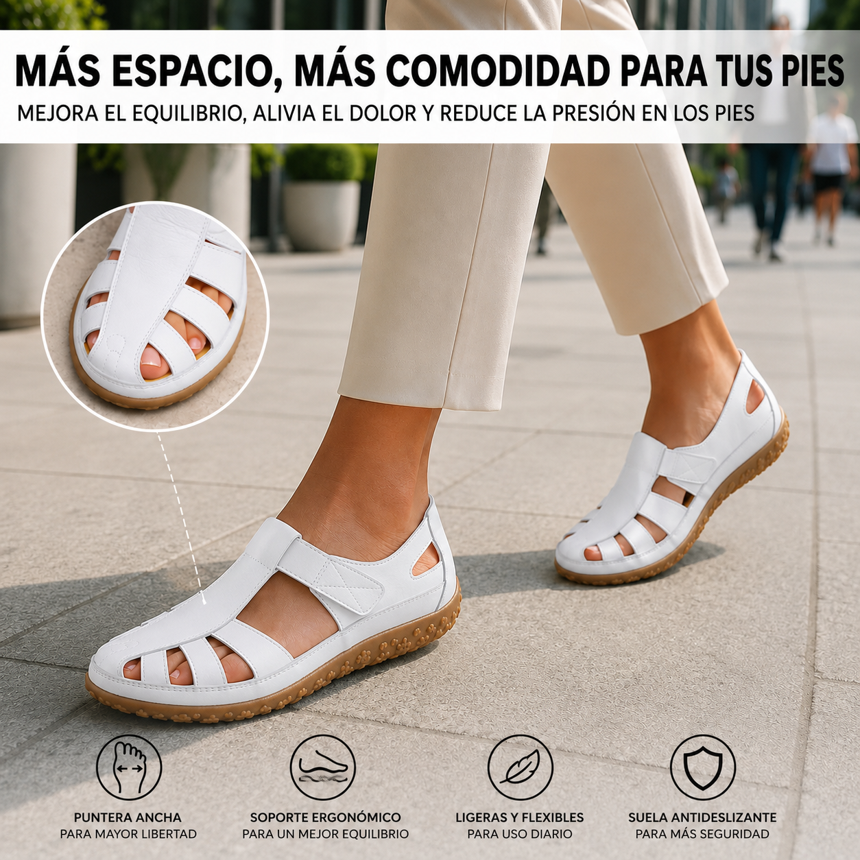 BellaVita™ | Sandalias de Piel Comfort Premium