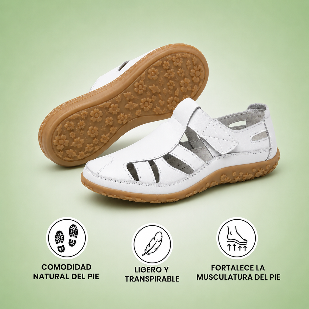 BellaVita™ | Sandalias de Piel Comfort Premium