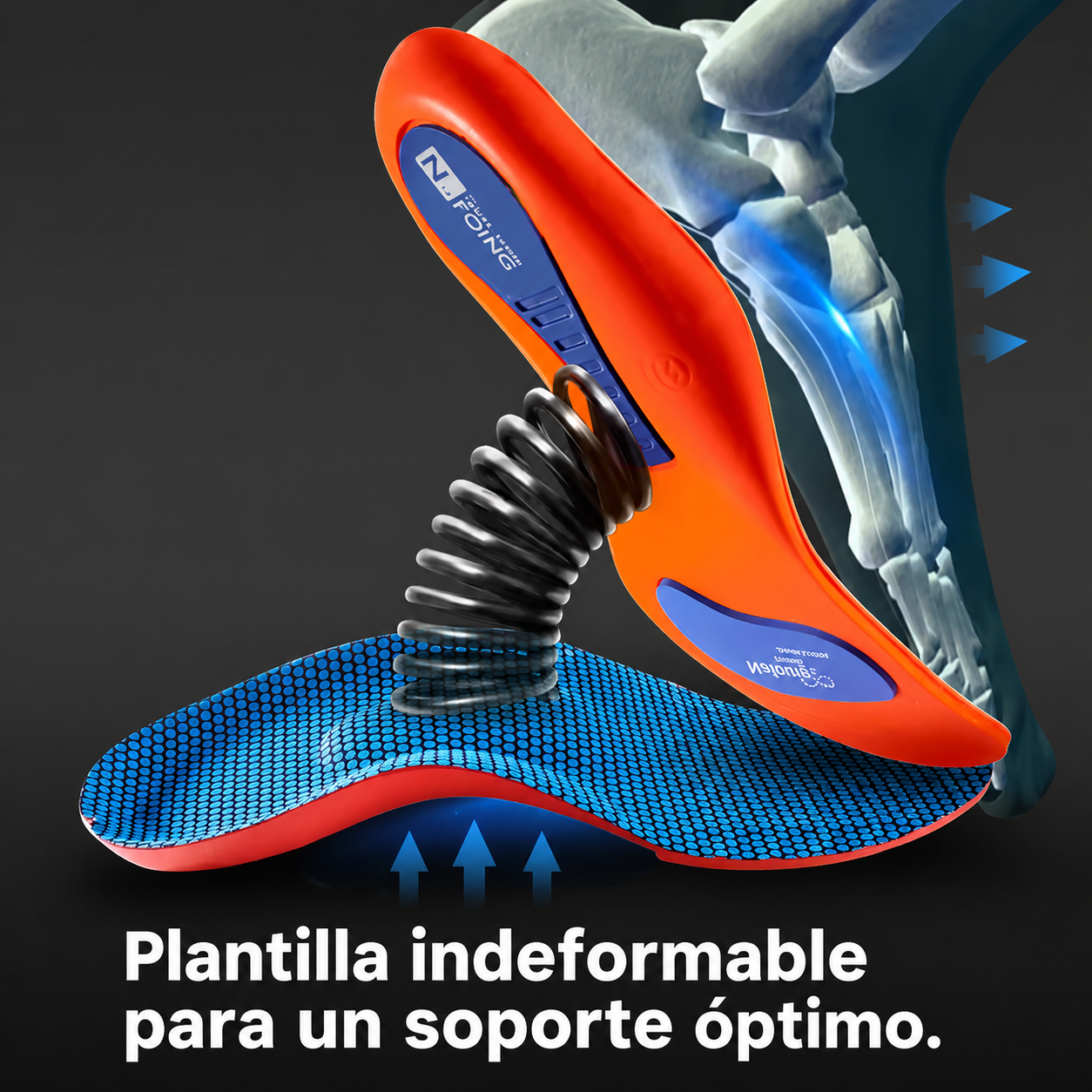 Conjunto de plantillas de soporte ergonómico