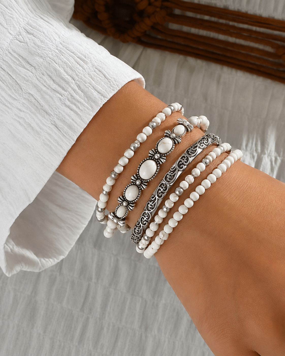 Juego de pulseras boho