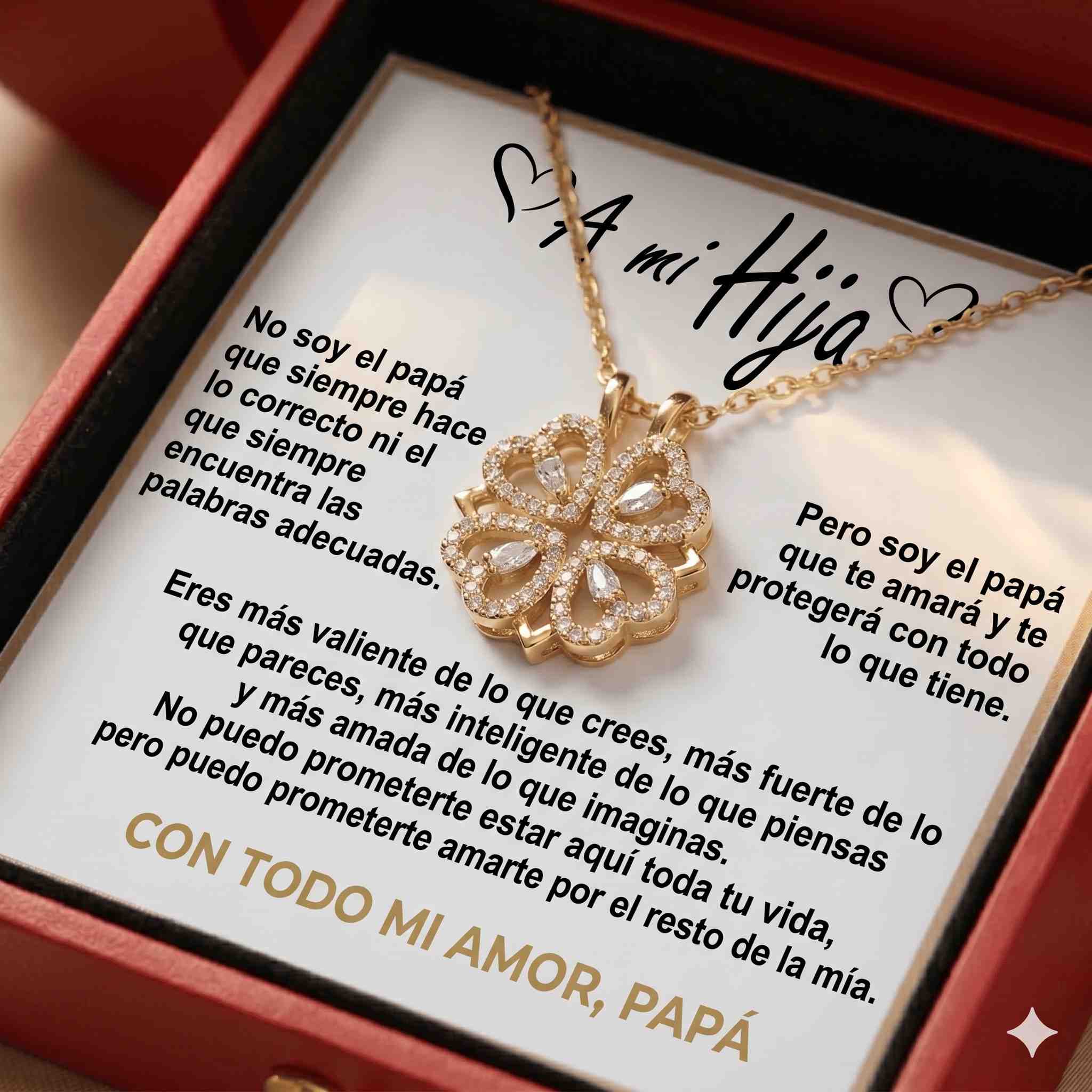 Collar "A Mi Hija"– Un Regalo de Papá que Lo Dice Todo