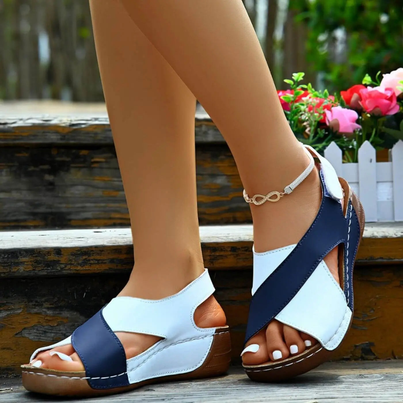 Nicole – Sandalias ortopédicas con punta abierta