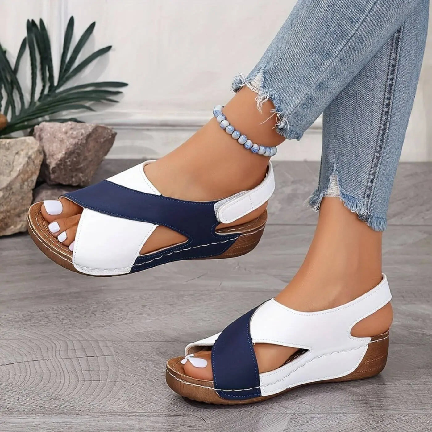 Nicole – Sandalias ortopédicas con punta abierta
