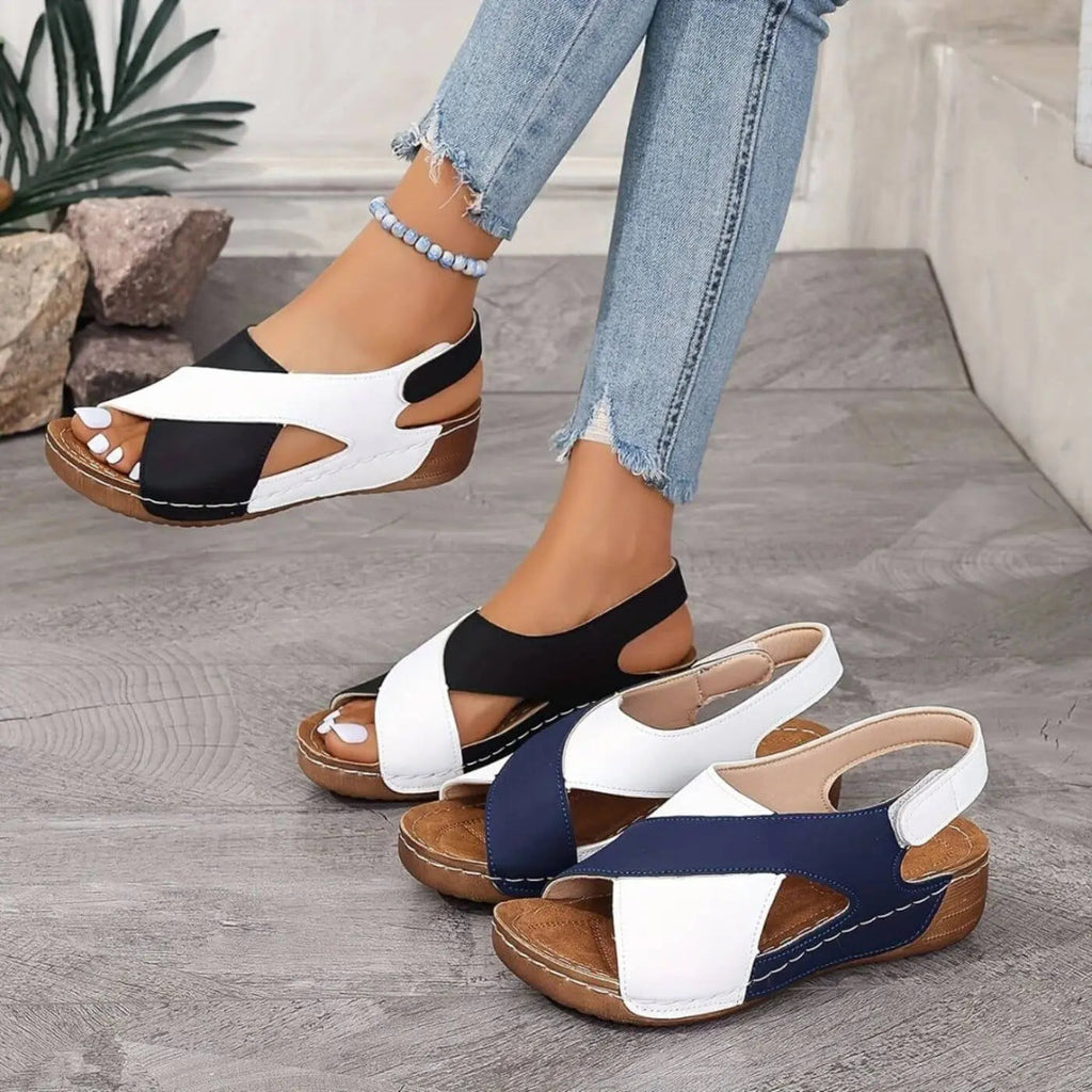 Nicole – Sandalias ortopédicas con punta abierta