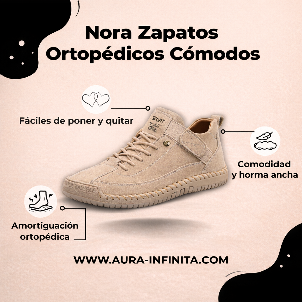 Nora – Zapatos Ortopédicos Cómodos y Sin Dolor