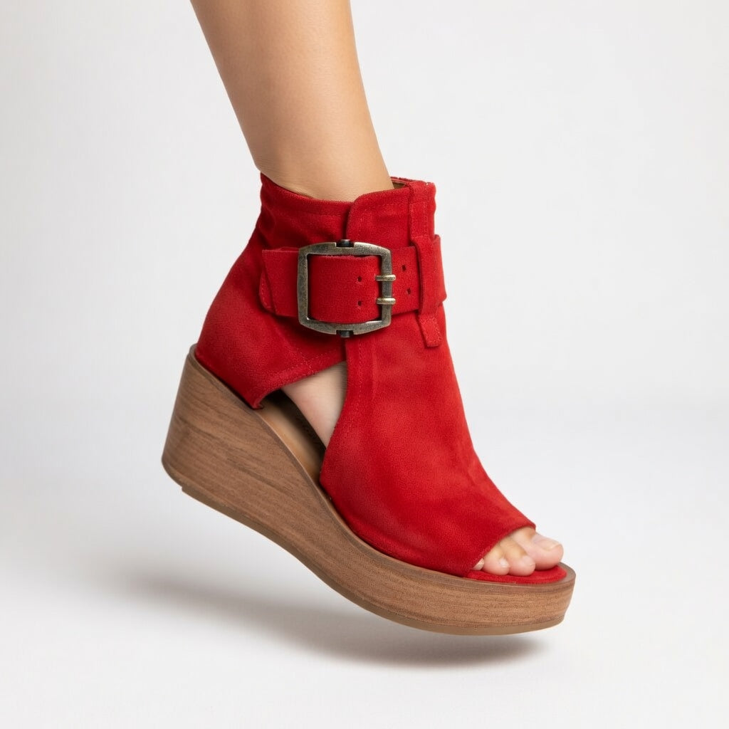 Orélisse™ — Botines de cuña abiertos estilo moderno
