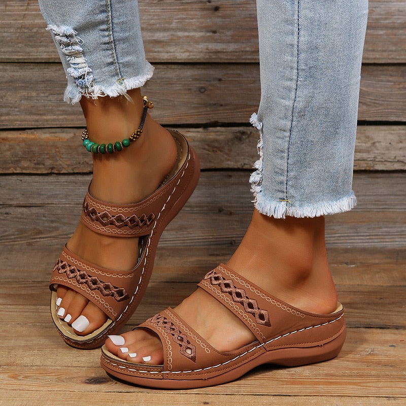 Monta - Sandalias ortopédicas acolchadas