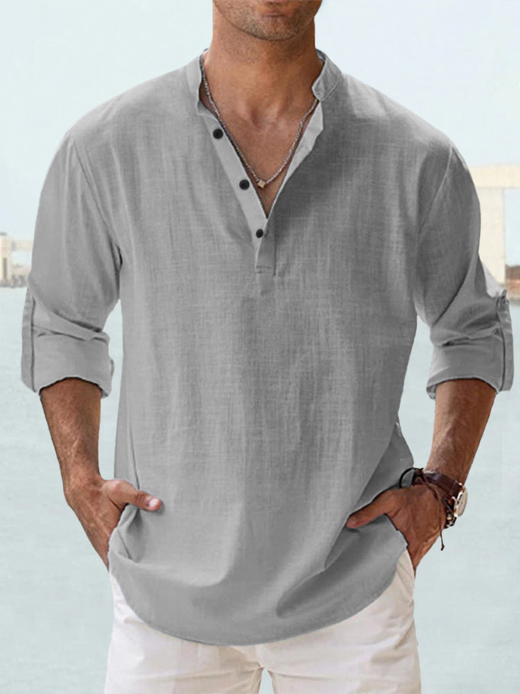 León – Camisa de Lino Atemporal