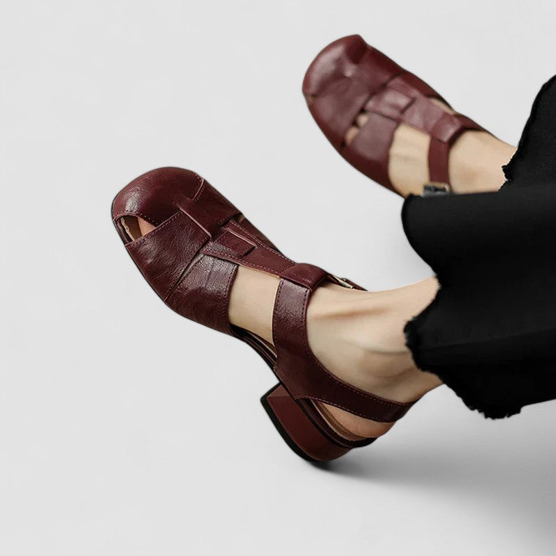 AMELIA™ | ZAPATOS ORTOPÉDICOS MARY JANE DE CUERO AUTÉNTICO