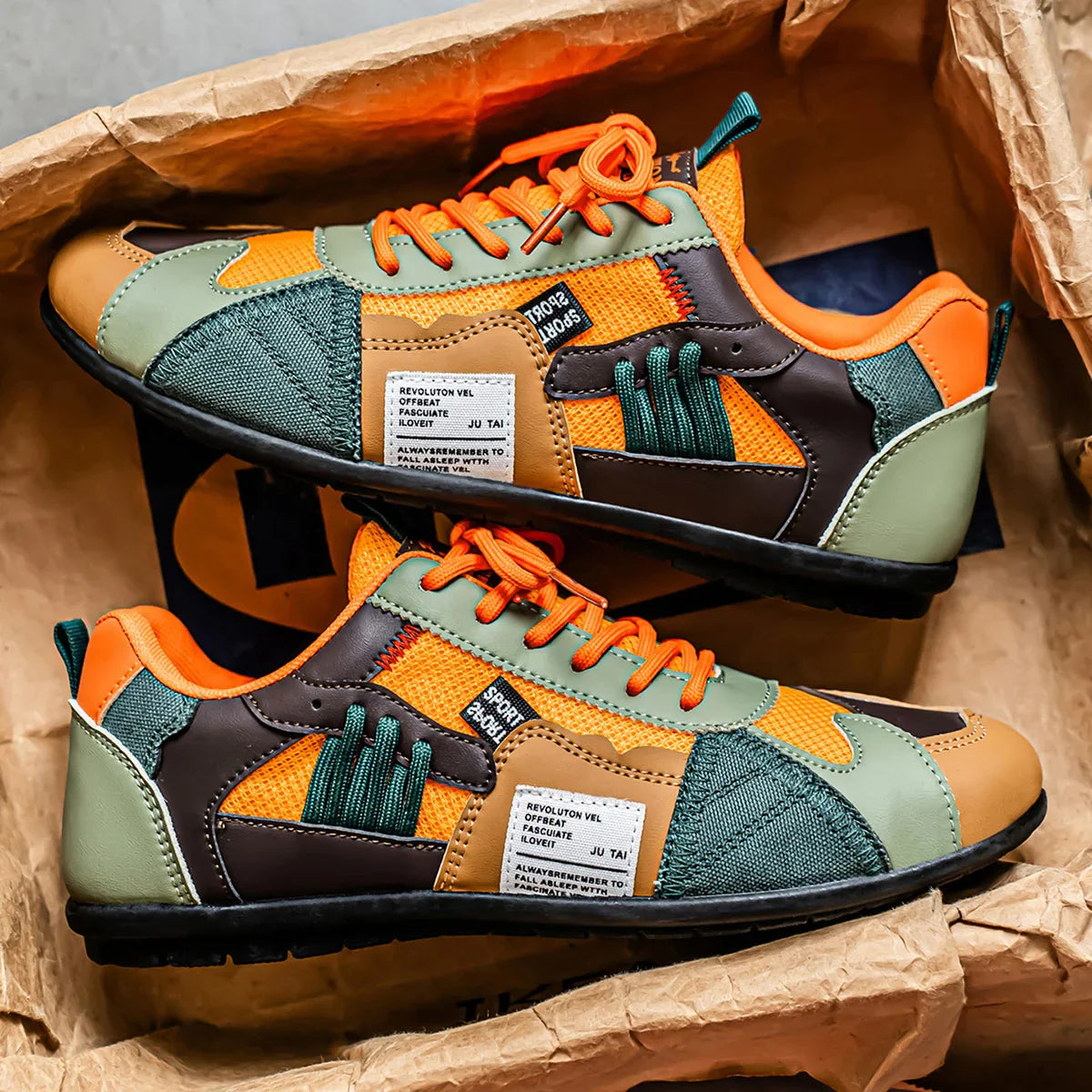 Gael™ | Zapatillas Retro Coloridas