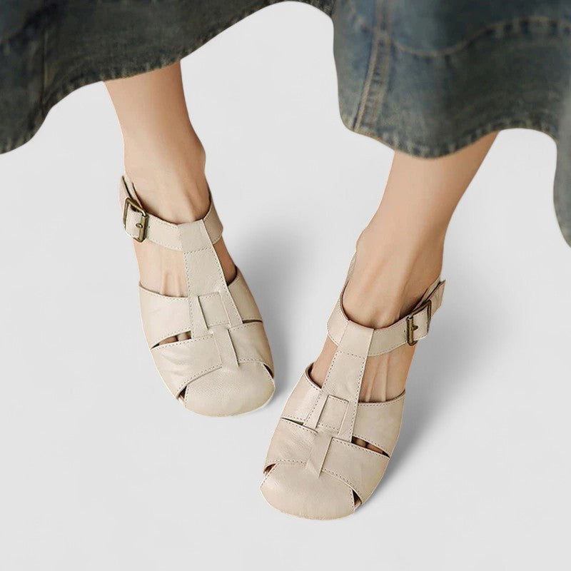 AMELIA™ | ZAPATOS ORTOPÉDICOS MARY JANE DE CUERO AUTÉNTICO