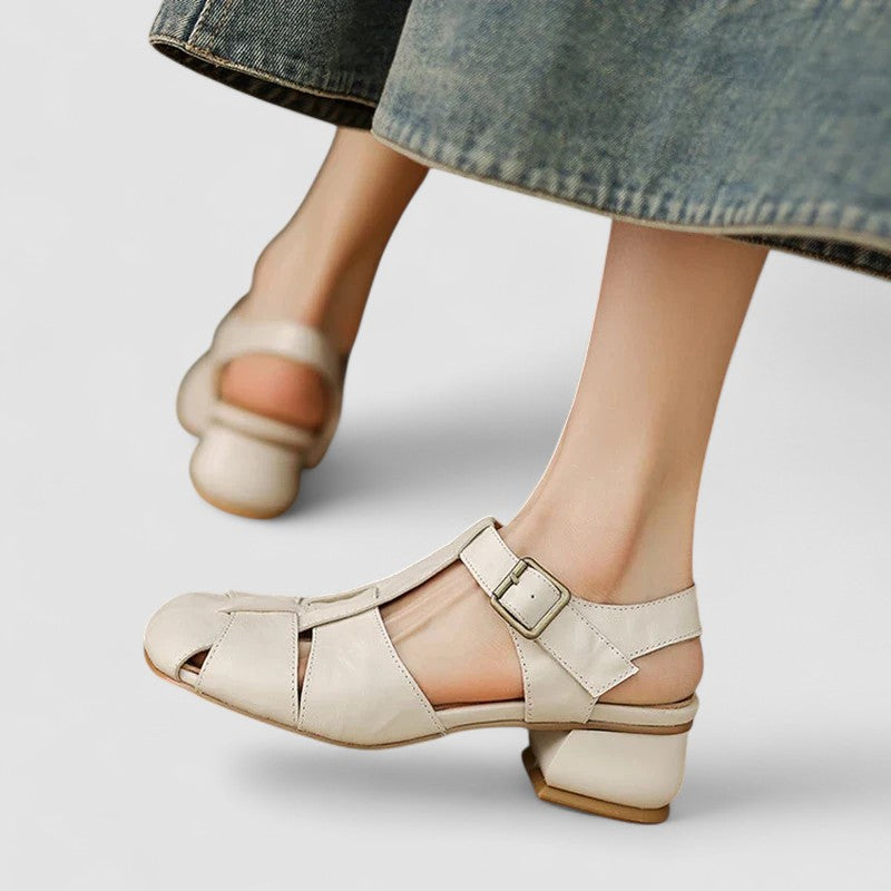 AMELIA™ | ZAPATOS ORTOPÉDICOS MARY JANE DE CUERO AUTÉNTICO