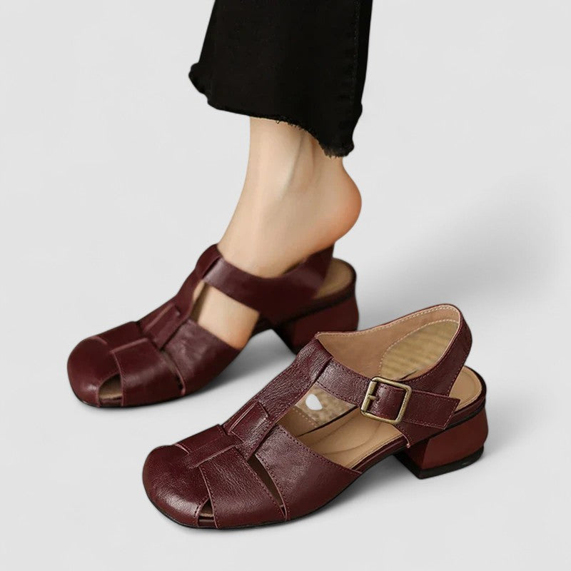 AMELIA™ | ZAPATOS ORTOPÉDICOS MARY JANE DE CUERO AUTÉNTICO