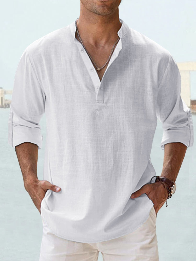 León – Camisa de Lino Atemporal