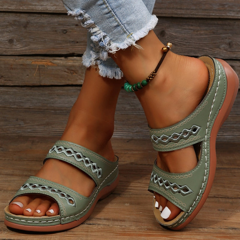 Monta - Sandalias ortopédicas acolchadas