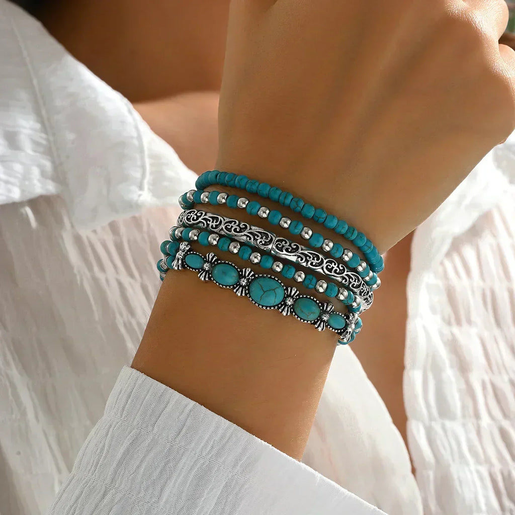Juego de pulseras boho