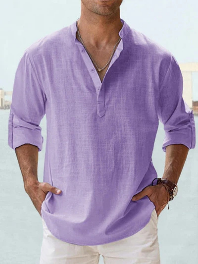 León – Camisa de Lino Atemporal