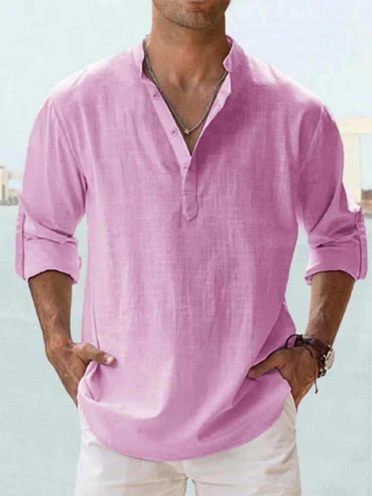 León – Camisa de Lino Atemporal