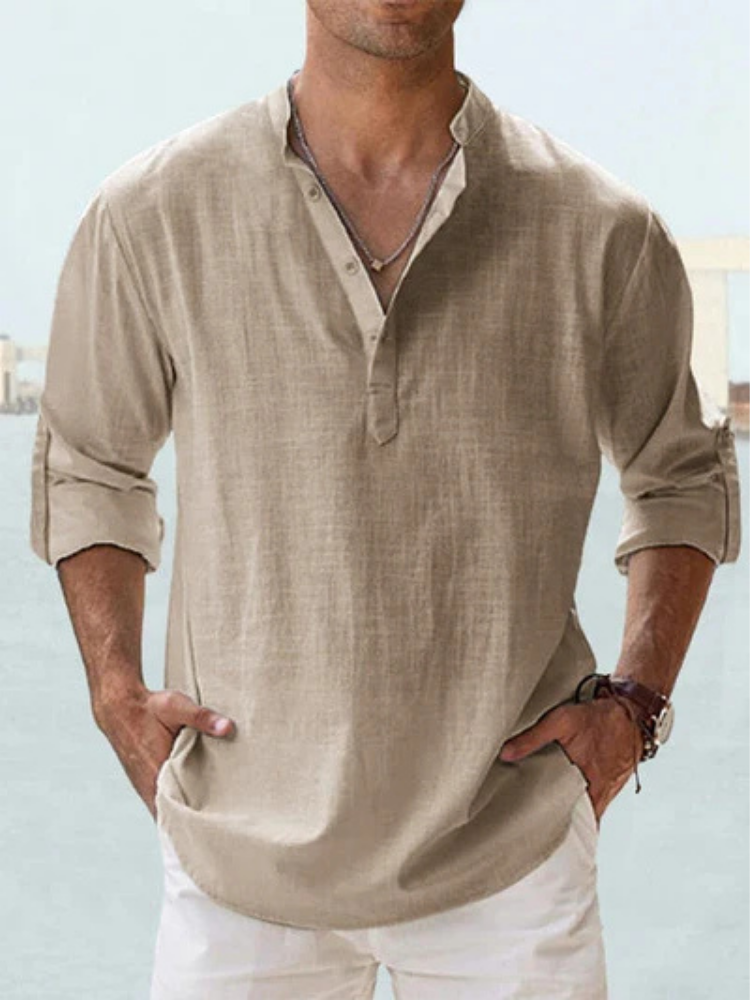 León – Camisa de Lino Atemporal