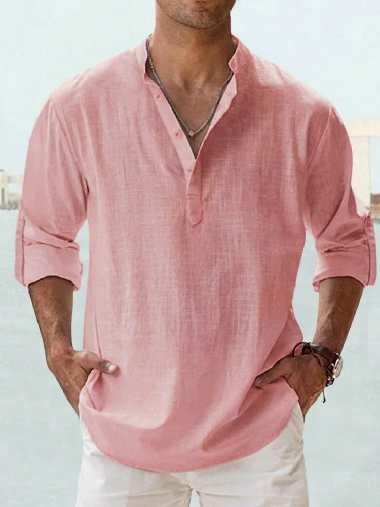 León – Camisa de Lino Atemporal