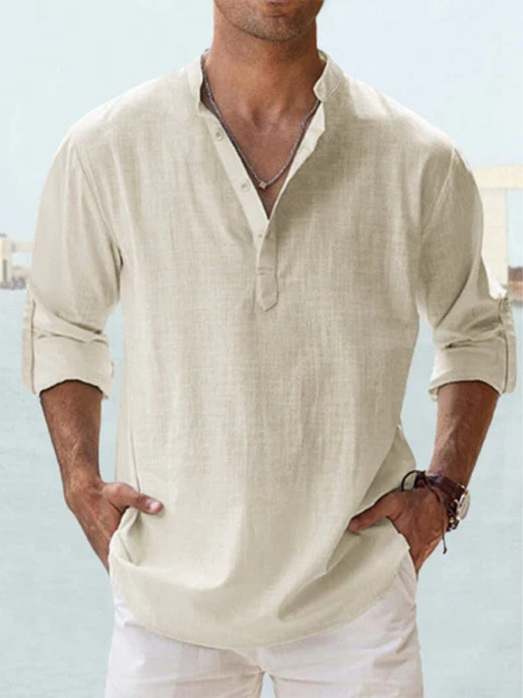 León – Camisa de Lino Atemporal