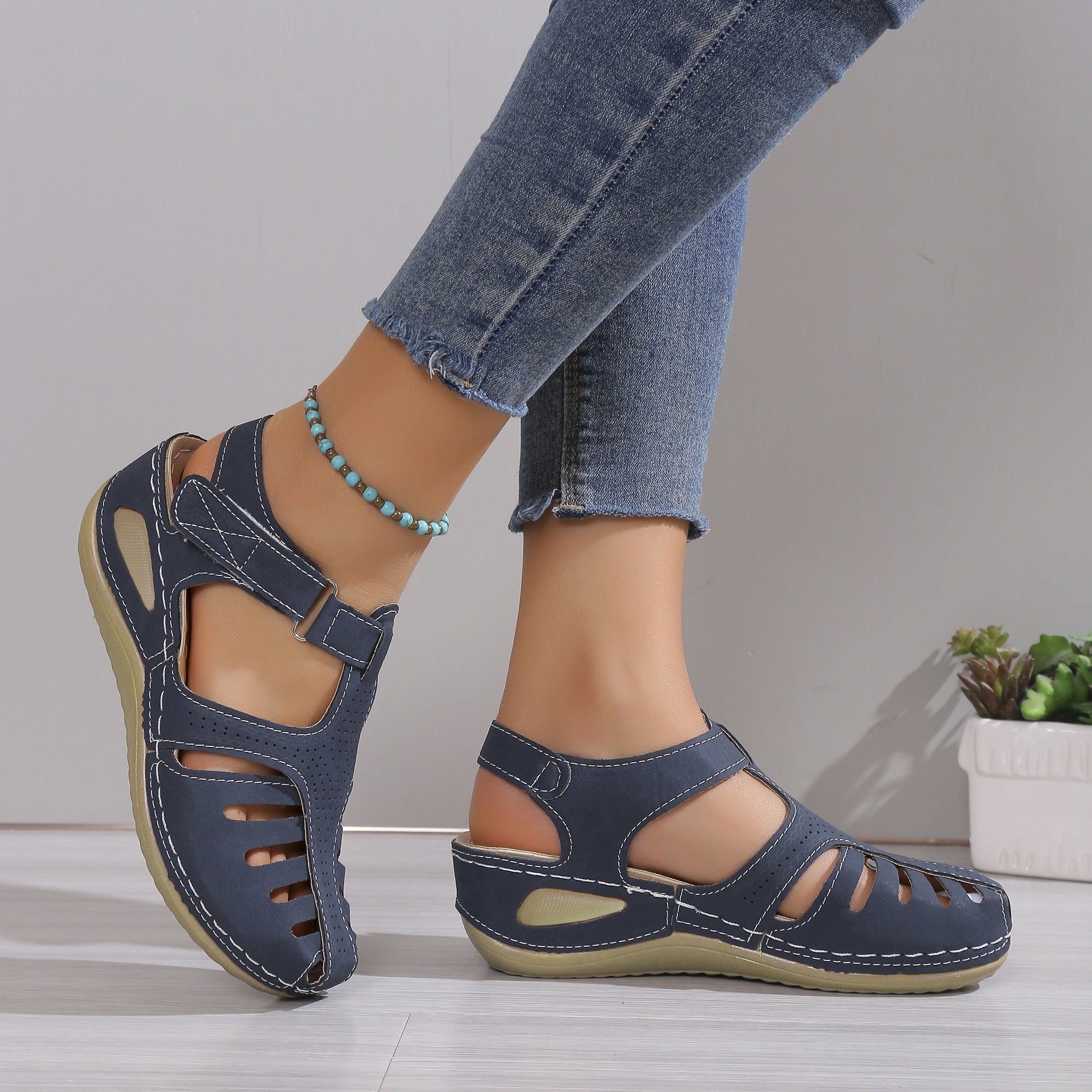 Leni – Sandalias cómodas con ligero aumento