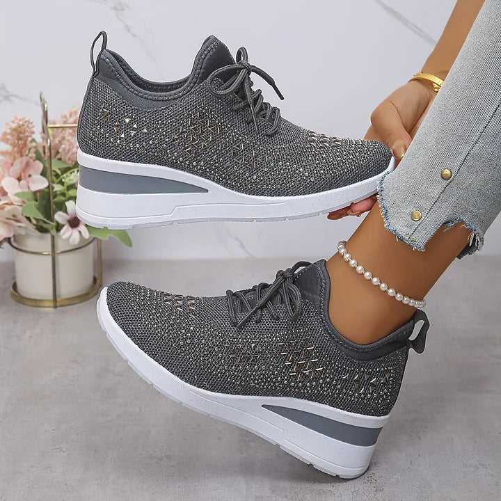 Giselle – Zapatos ortopédicos con strass brillantes