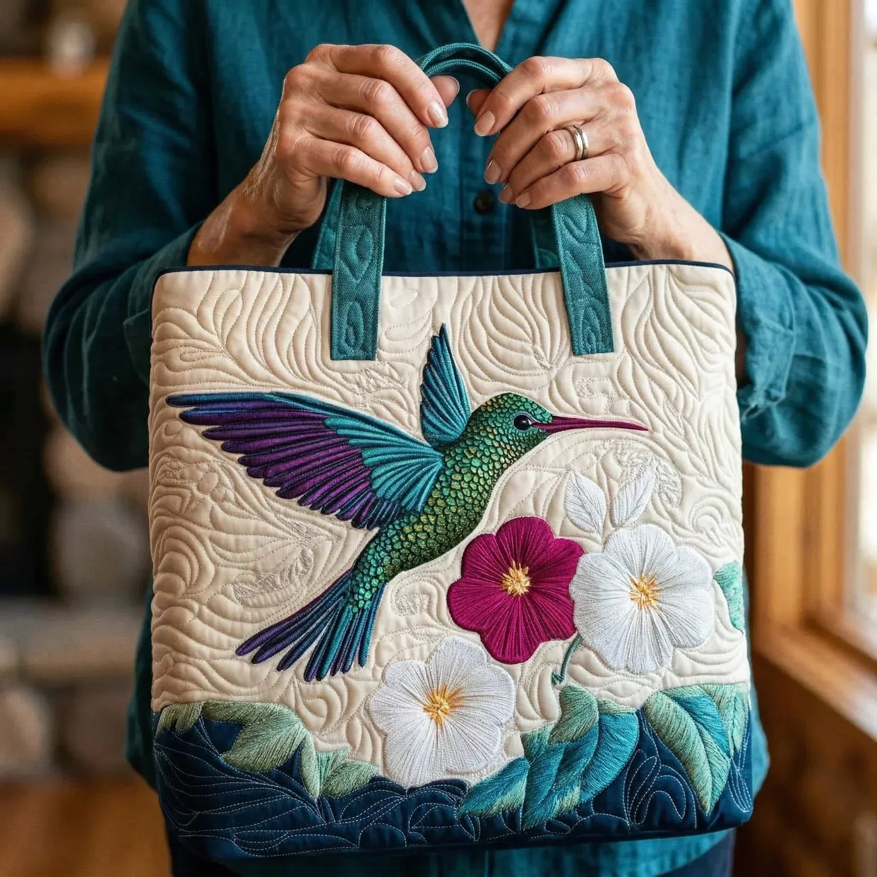 Ariella | Bolsa diaria acolchada artesanal