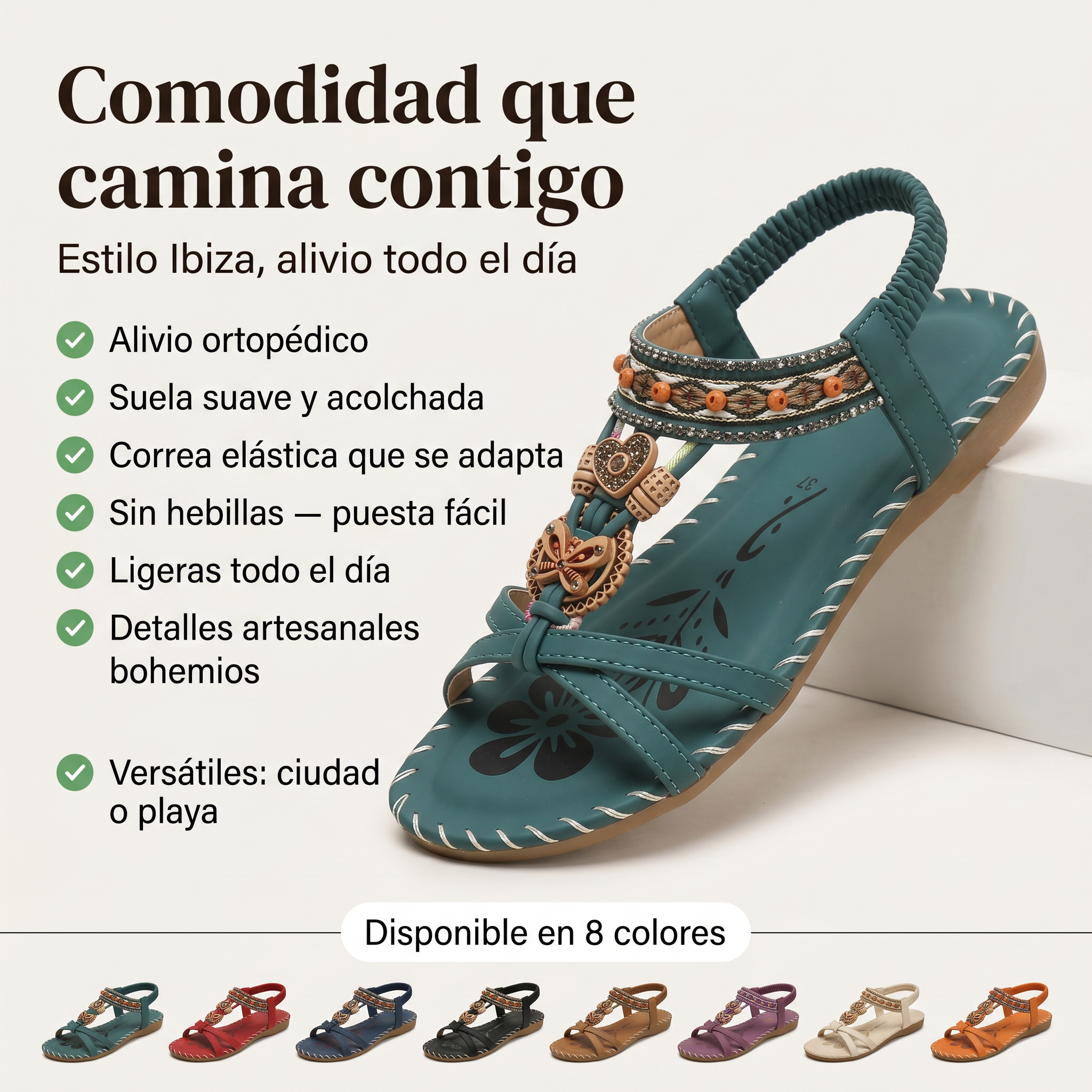 Nada™ | Sandalias Estilo Ibiza que Combinan Confort y Elegancia