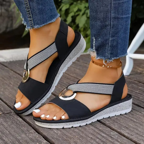 Amara | Sandalias de Soporte Ajustado Elegante